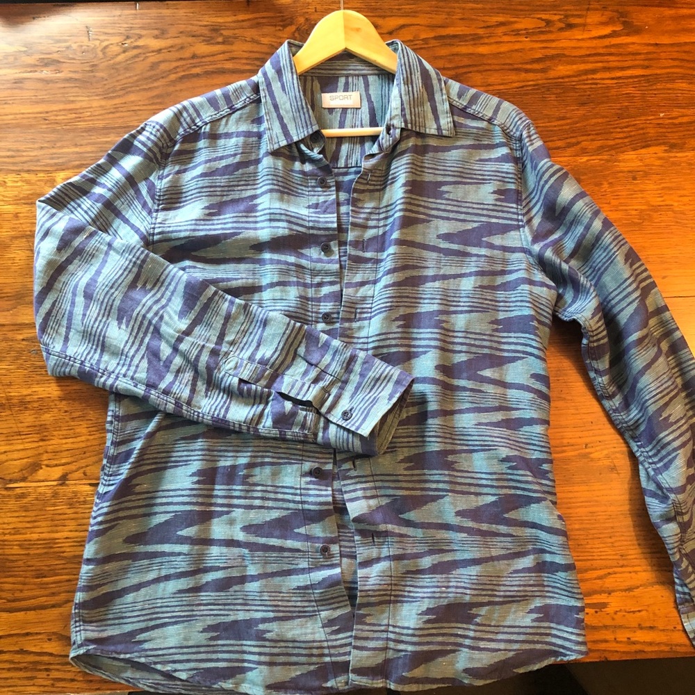 Missoni Sport Psychedelic Pattern Shirt